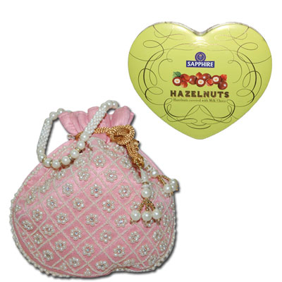 "Choco Thali, Flower Basket (8th ) - Click here to View more details about this Product